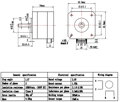 Krokový motor 0,28 nm Nema