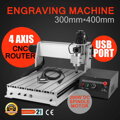 CNC frézka - frézovací obrábací stroj 3040 / 6040 4 osé CNC