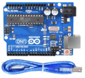Arduino Uno s káblom USB