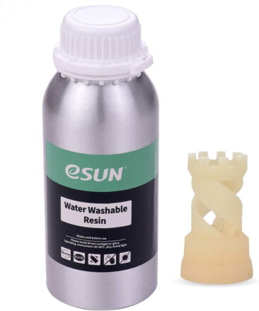 Vodou umývateľný resin eWashable eSUN 0,5 kg - bazár ružová farba