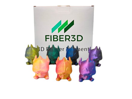 FIBER3D Filamenty PLA SILK Dual color 1 kg - dvojfarebný filament