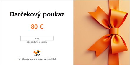 Darčekový poukaz na3D