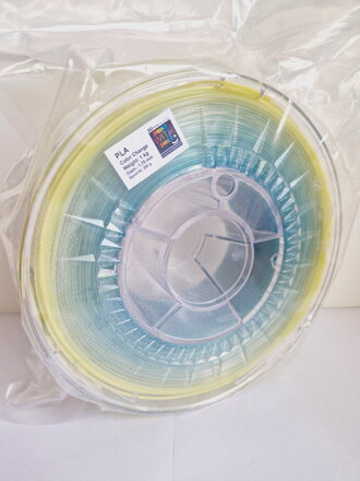 Print with Smile - PLA - 1,75 mm - 1 kg - prebeh farieb