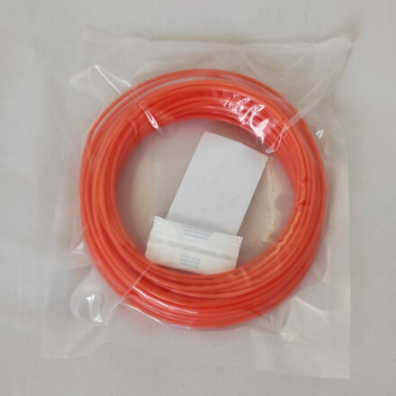 Vzorka FIBER3D PLA Thermo Orange Biely filament 1,75 mm 10 m pre 3D pero