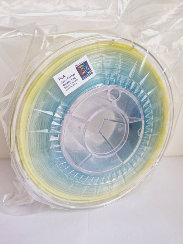 Print with Smile - PLA - 1,75 mm - 1 kg - prebeh farieb