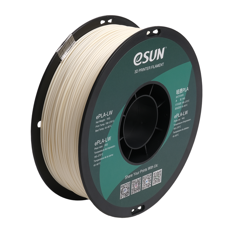 EPLA-LW vlákno 1,75 mm 1 kg ESUN EPLA-LW vlákno 1,75 mm 1 kg ESUN