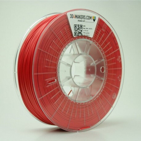 ABS 1,75 mm 750 g červenej (RAL 3020) ABS 1,75 mm 750 g červenej (RAL 3020)