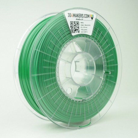 PETG 2,85 mm 750 g zelenej (RAL 6029) PETG 2,85 mm 750 g zelenej (RAL 6029)