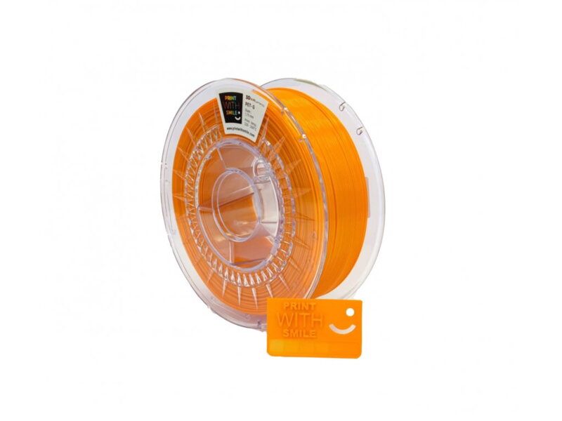 Tlač s úsmevom - Pet -g - 1,75 mm - jasne oranžová - 1 kg Tlač s úsmevom - Pet -g - 1,75 mm - jasne oranžová - 1 kg