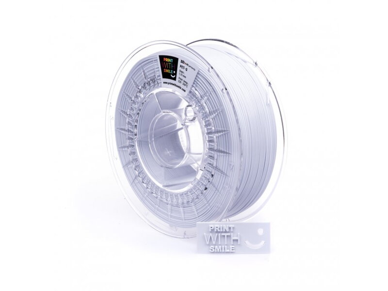 Tlač s úsmevom - PET -G - 1,75 mm - Satine White - 3000 G Tlač s úsmevom - PET -G - 1,75 mm - Satine White - 3000 G