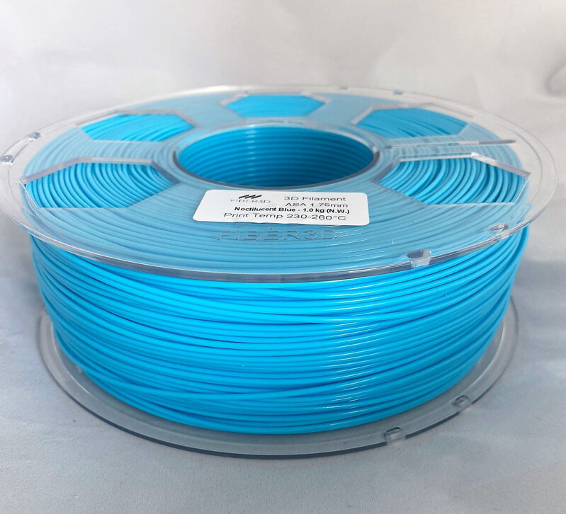 FIBER3D ASA - svietia v tme 1,75 mm 1 kg FIBER3D ASA - svietia v tme 1,75 mm 1 kg