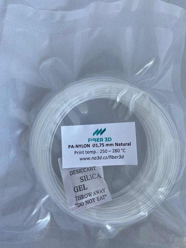 Vzorka FIBER3D PA - Nylonový filament 1,75 mm 10 m Vzorka FIBER3D PA - Nylonový filament 1,75 mm 10 m