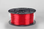 Filament-PM PET-G tlačová struna červená transparentná 1,75 mm 1 kg Filament PM