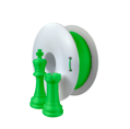 PLA Fibersatin filament zelené polo-matte 1,75 mm Fiberlogy 850g