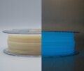 PLA filament 1,75 mm modrý svietiaci v tme Devil Design 0,33 kg