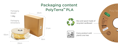 PLA PolyTerra filament Wood Brown 1,75mm Polymaker 1000 g