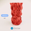 PLA Fibersilk filament červené kovové 1,75 mm filament 850 g