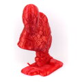 Vlákno-PM PET-G Stlačte reťazec ČERVENÉ TRANSPArent 1,75 mm 1 kg vlákno PM