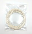 Vzorka 20 metrov - minerálne filament PLA Biela Fiberlogy 1,75 mm