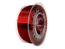 PMMA filament rubínovo červená transparentná 1,75mm Devil Design 1 kg