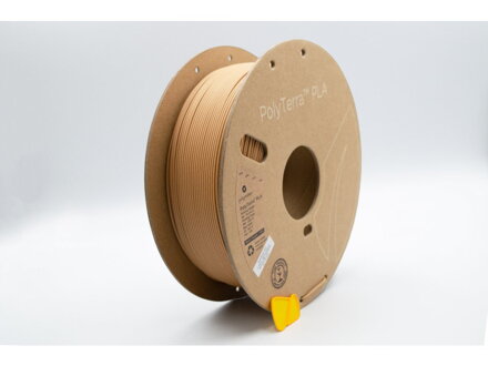PLA PolyTerra filament Wood Brown 1,75mm Polymaker 1000 g