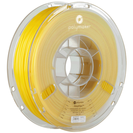 Polyflex TPU-95A vlákno žltý 1,75 mm polymaker 750g