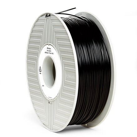 ABS vlákno 1,75 mm čierny doslovný 1 kg