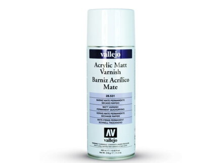 Vallejo 28531 Matt Spray Larnish (400 ml) Lacquer (400 ml)