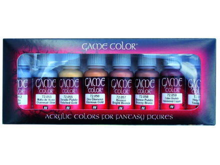 Vallejo Game Color Set 72303 Metalické farby (8)