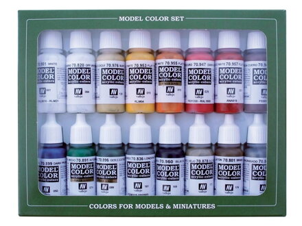 Vallejo model Color 16 Color Set 70149 Napoleonic Colors (16)