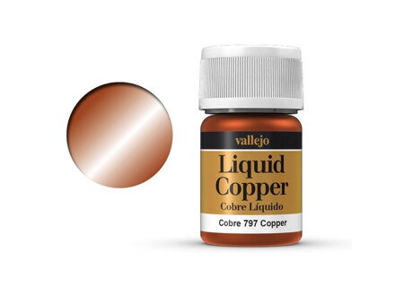 Vallejo Liquid Gold 70797 meď (na báze alkoholu) (35 ml)