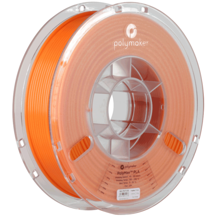 PLA Polymax vlákno Orange 1,75 mm polymaker 750g