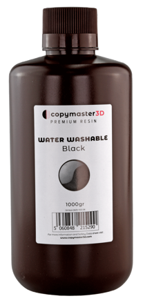 Copymaster3D Vodou omyvatelná UV pryskyřice - 1 kg - Černá