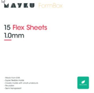 Mayku FormBox Flexibilní desky 1,0 mm (15 ks)