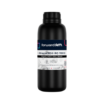 Forward AM Ultracur3D Tuhá UV pryskyřice RG 1100 – 1 kg – Černá