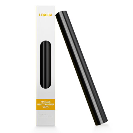 LOKLiK Nažehlovací fólie bez podložky – Lesklá bílá – 33 x 150 cm