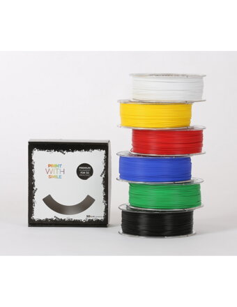 Print with Smile - PLA Štartpack - 1,75 mm - viacback - 6 x 1000 g