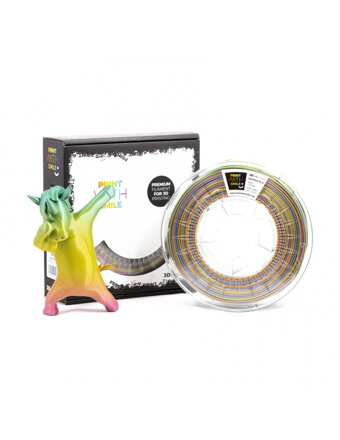 Print with Smile - Silk Pla - 1,75 mm - Rainbow - 1000 G