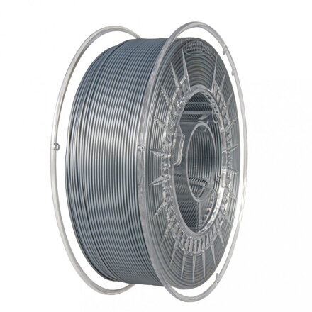 AKCE - Filament DEVIL DESIGN PETG STŘÍBRNÁ 1,75 mm 4 x 1 kg - SET