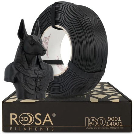 ReFill ROSA3D PLA-CF MATT CARBON BLACK 1,75 mm 1 kg