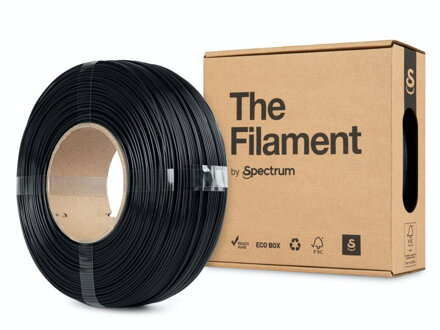 ReFill TheFilament PLA High Speed PŮLNOČNÍ ČERNÁ 1,75 mm 1 kg