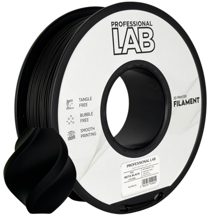 Filament PROFESSIONAL LAB PLA META ČERNÁ 1,75 mm 1 kg