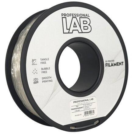 Filament PROFESSIONAL LAB TPU TRANSPARENT 1,75 mm 1 kg
