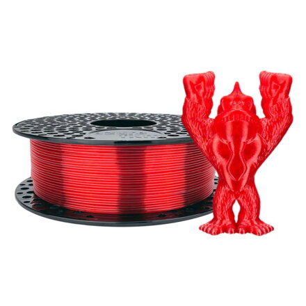 Filament AzureFilm PETG ČERVENÁ TRANSPARENTNÍ 1,75 mm 1 kg.