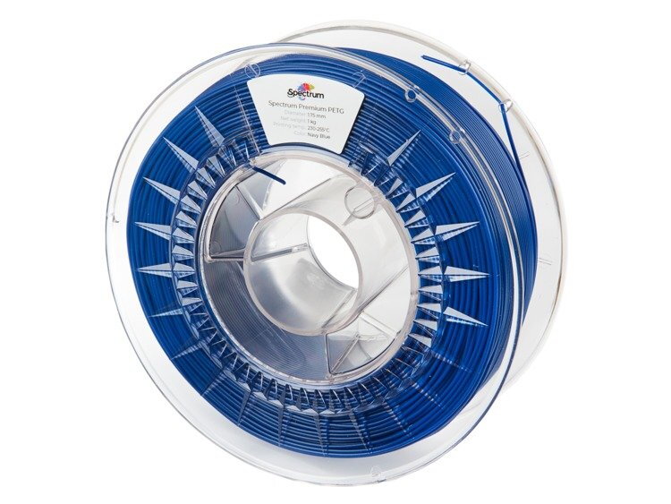 PETG vlákno Navy modré 1,75 mm spektrum 1 kg PETG vlákno Navy modré 1,75 mm spektrum 1 kg
