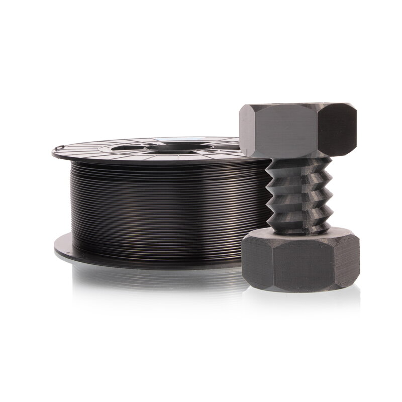 Vlákno-PM PET-G Press String Black 1,75 mm 1 kg vlákno PM