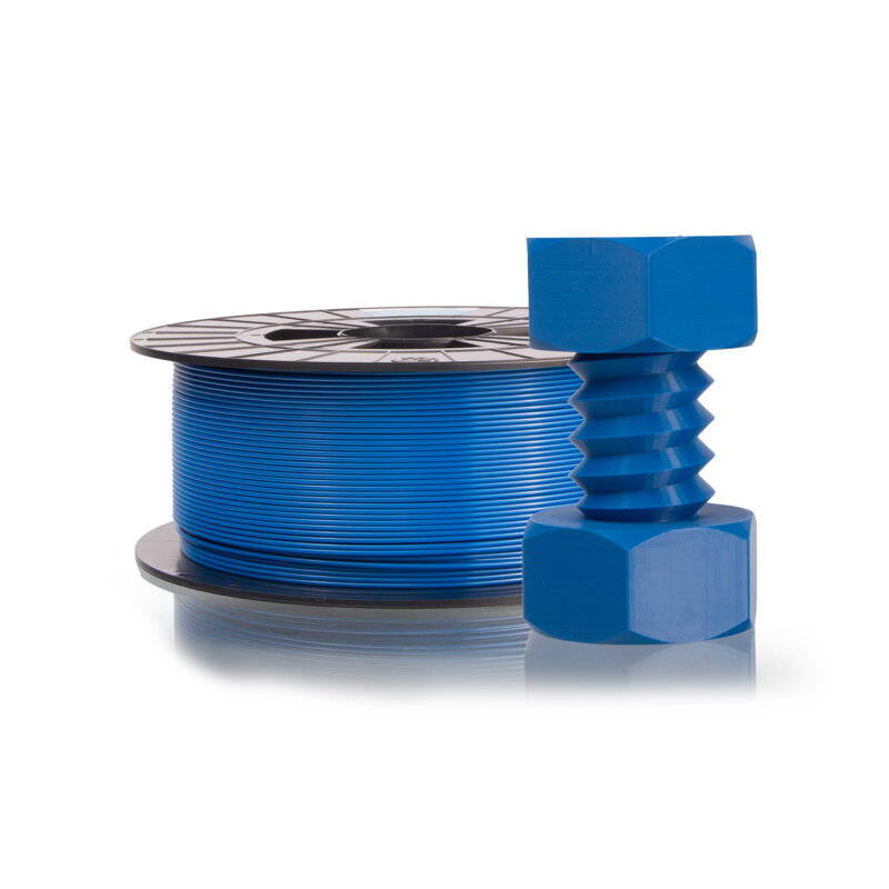 Vlákno-PM PET-G Stlačte strunu modrá 1,75 mm 1 kg vlákno PM