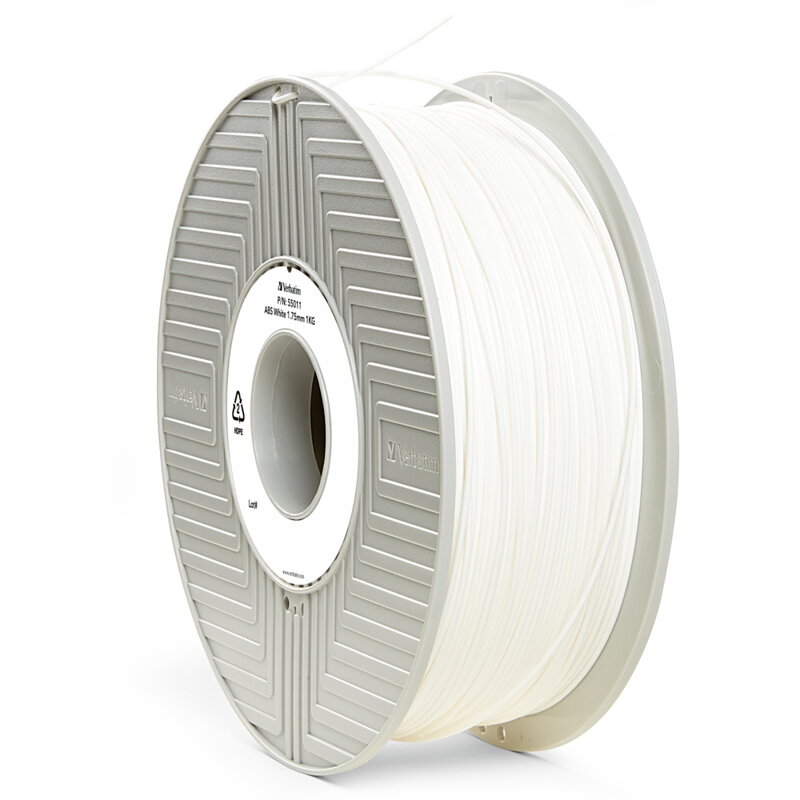 ABS vlákno 1,75 mm biely doslovný 1 kg ABS vlákno 1,75 mm biely doslovný 1 kg