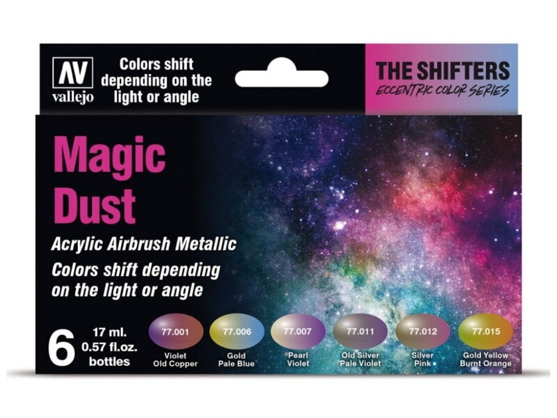 Vallejo Shifters Set 77090 Magic Dust (6) Vallejo Shifters Set 77090 Magic Dust (6)