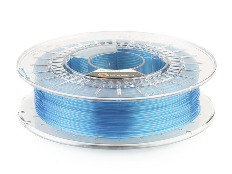 Flexfill filament 98a TPU 1,75 mm modrá priehľadná 0,5 kg Fillamentum